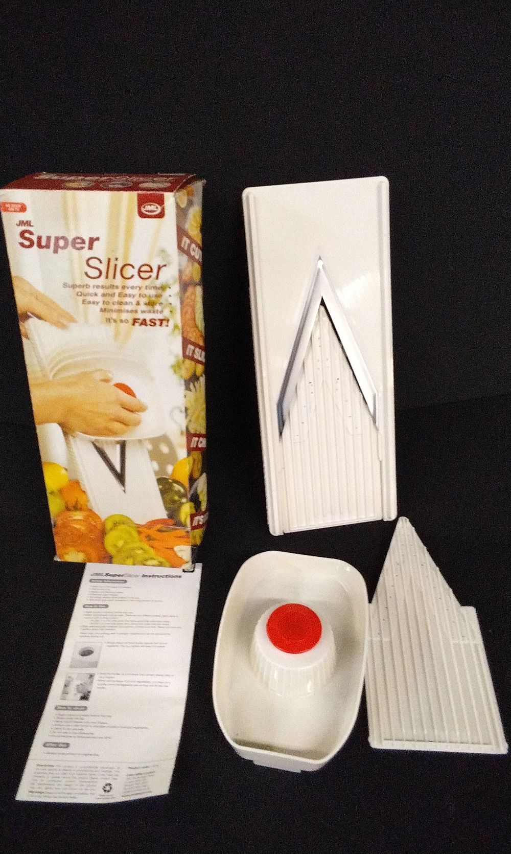 Lot 727: JML Super Slicer Kitchen Mandoline Slicer Set