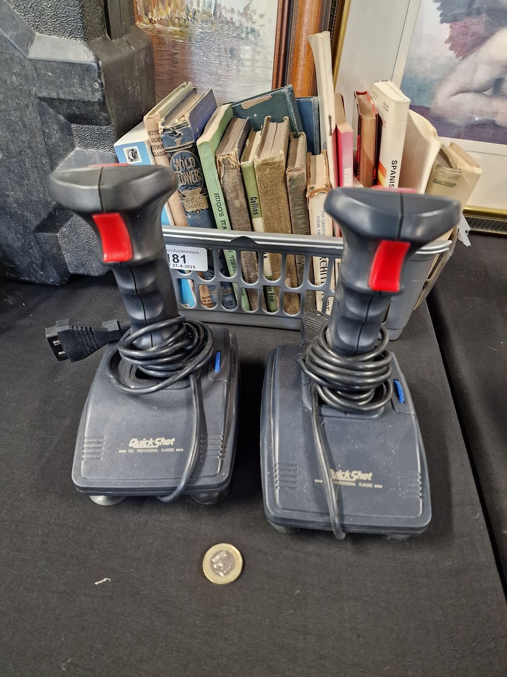 Lot 271: Pair of Vintage Quick Shot Joysticks