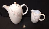 Lot 428: Denby Tivoli Teapot and Milk Jug