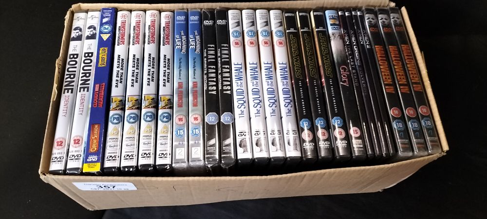 Lot 357: A Selection of DVD's many unopened