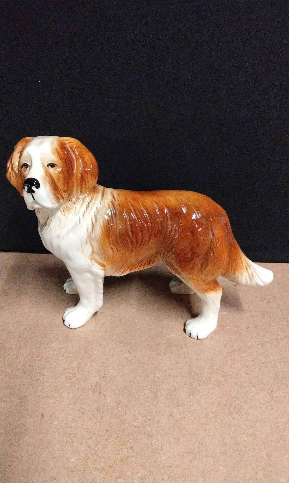 Lot 684: Nelson McCoy Ceramic St. Bernard Dog Figurine