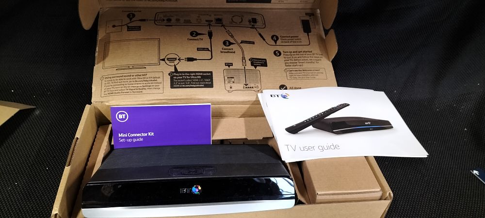 Lot 897: A BT TV Box