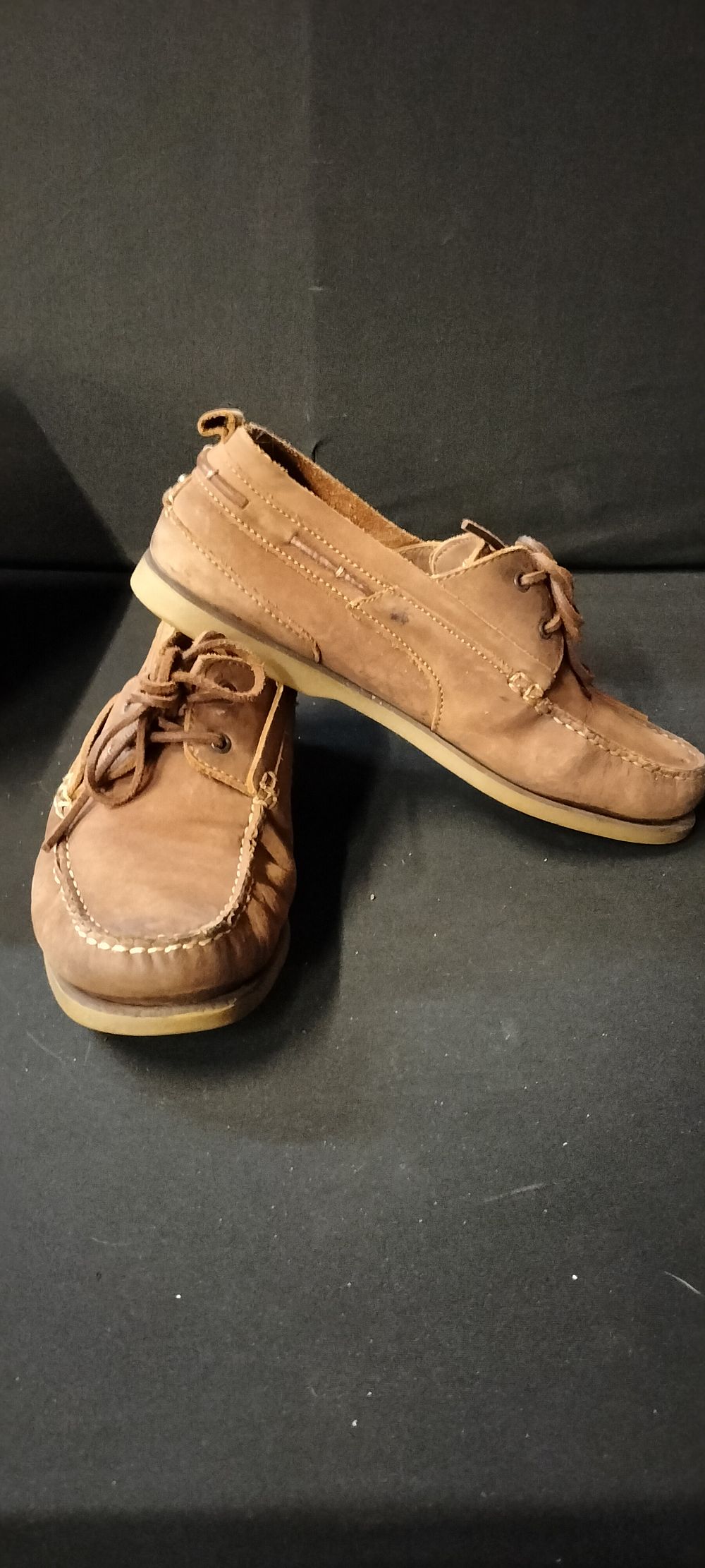 Lot 172: Mens Rockport Boat Shoes, Brown Size UK 9