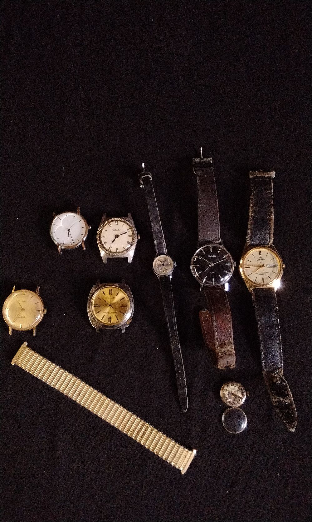 Lot 223: 8x mixed Watches and Watch Faces
