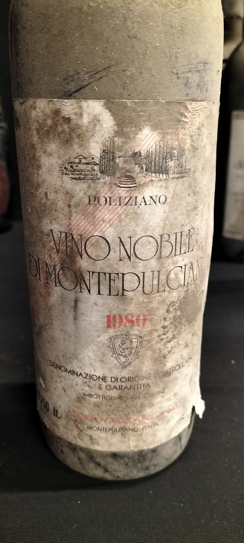 Lot 288: Unopened bottle of 1980 Vino Nobile Di Montepulciano...