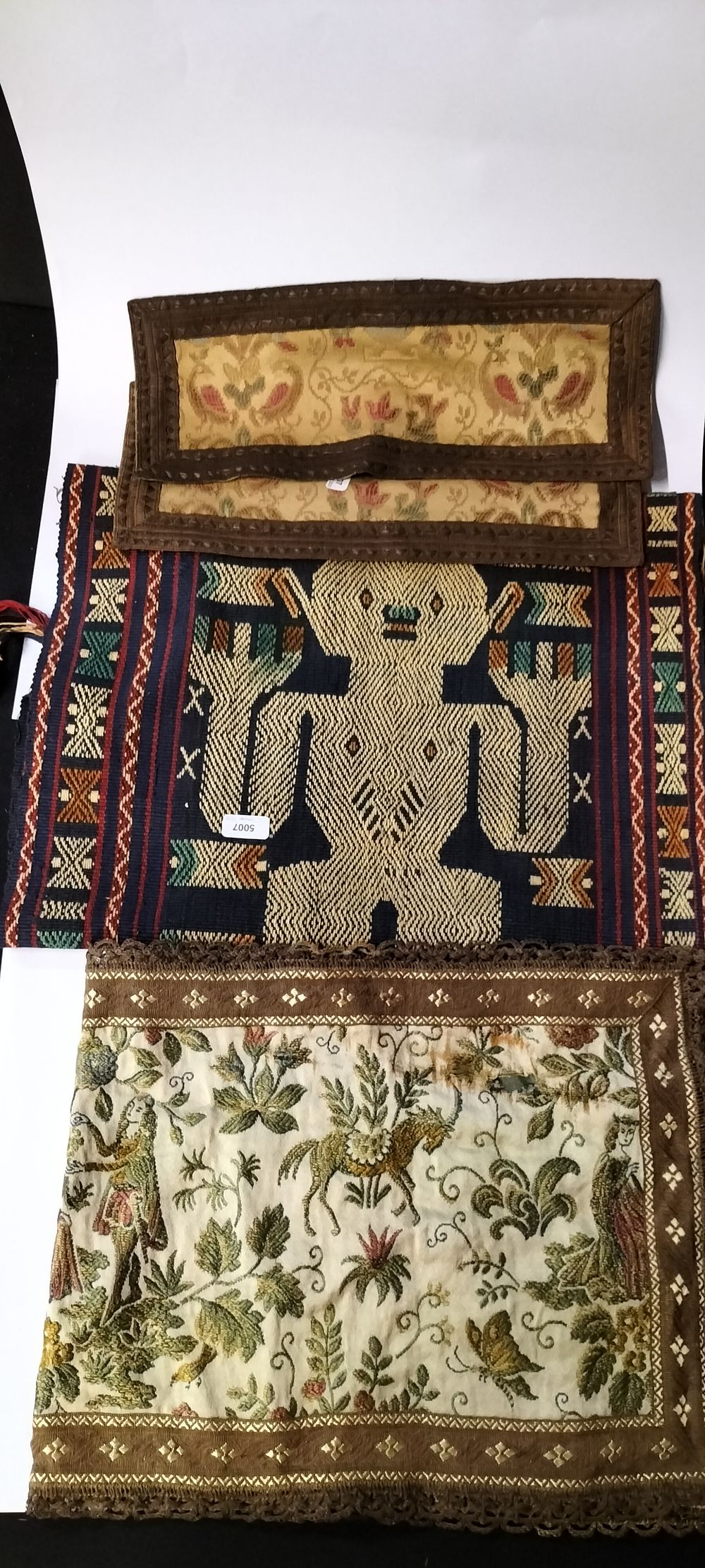 Lot 294: A Collection of Hand Embroidered Table Runners of various sizes