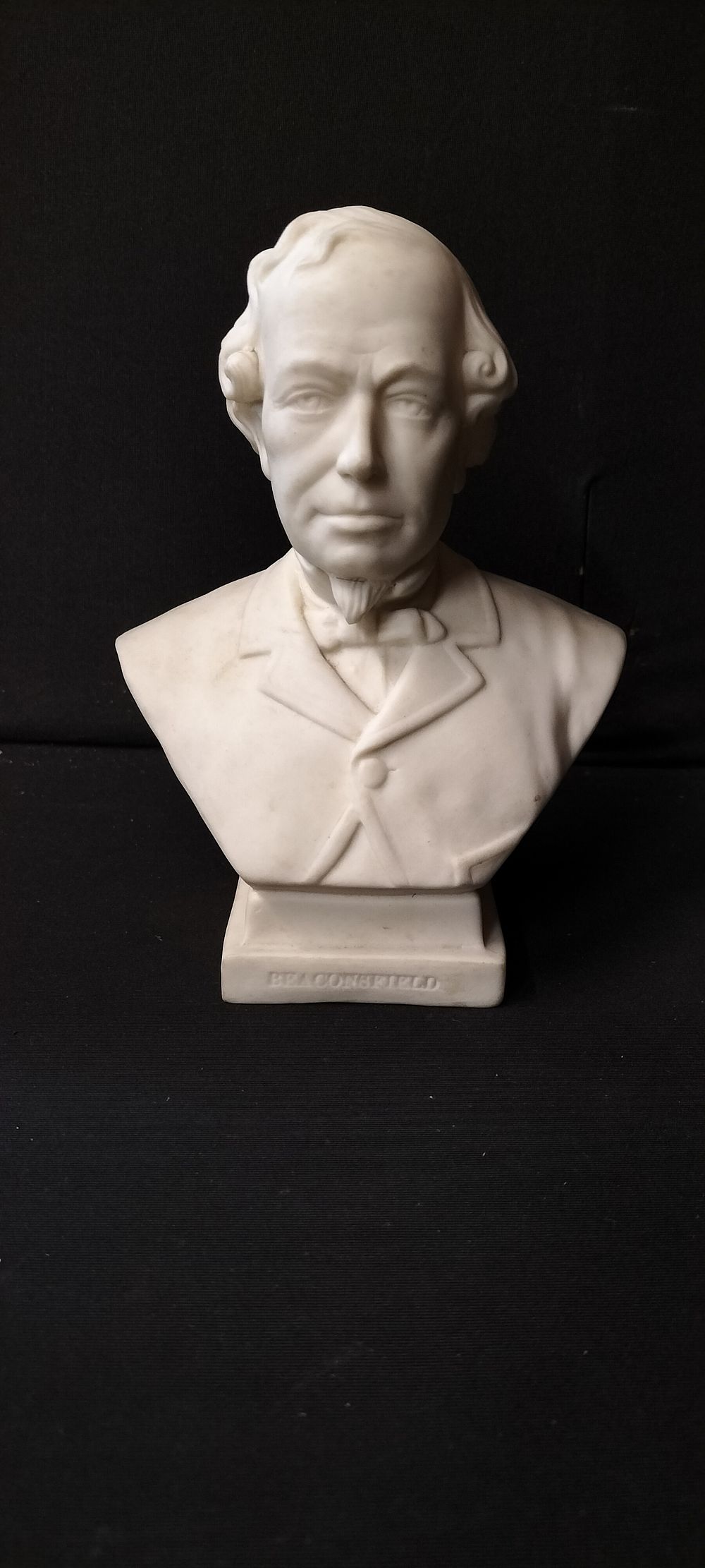 Lot 295: A W.H.Goss Parian Ware Bust of Benjamin Disraeli,the Earl of Beaconsfield