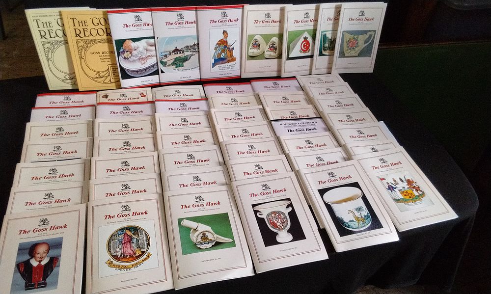 Lot 256: 51x Collection of Assorted W. H. Goss Hawk Collectors Catalogues