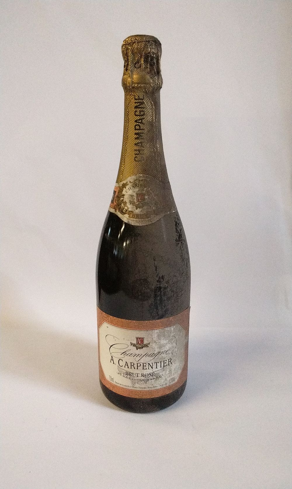 Lot 356: 750 ml Bottle of A. Unopened 750ml Bottle Carpentier Brut Rosé Champagne