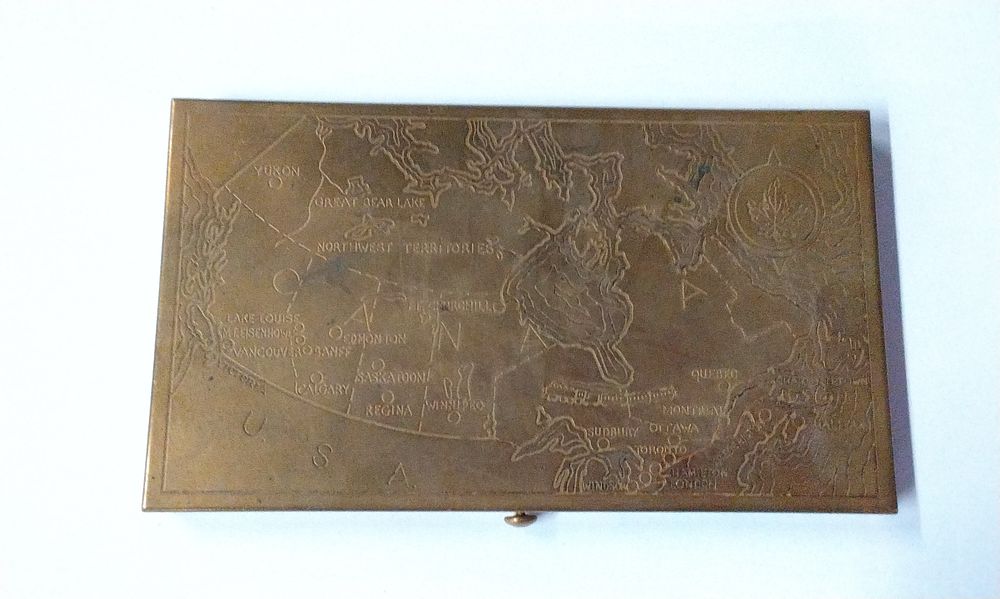 Lot 366: Vintage Brass Parker Pen, Wadsworth, Slim Case