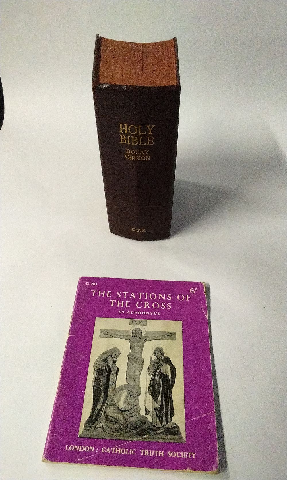 Lot 368: Holy B8ble Douay Version and The Stations of The Cross