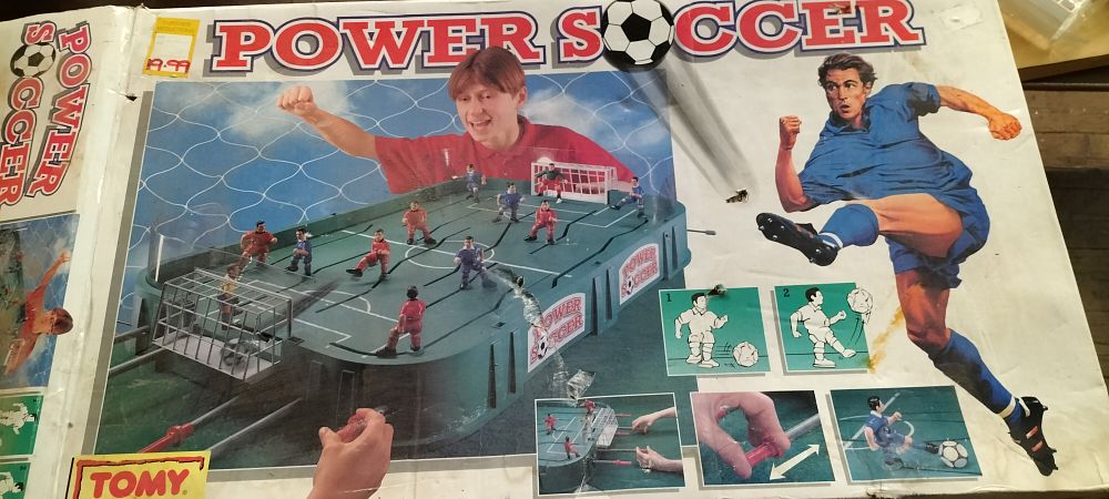 Lot 349: Vintage Tomy Power Soccer Table Football Game