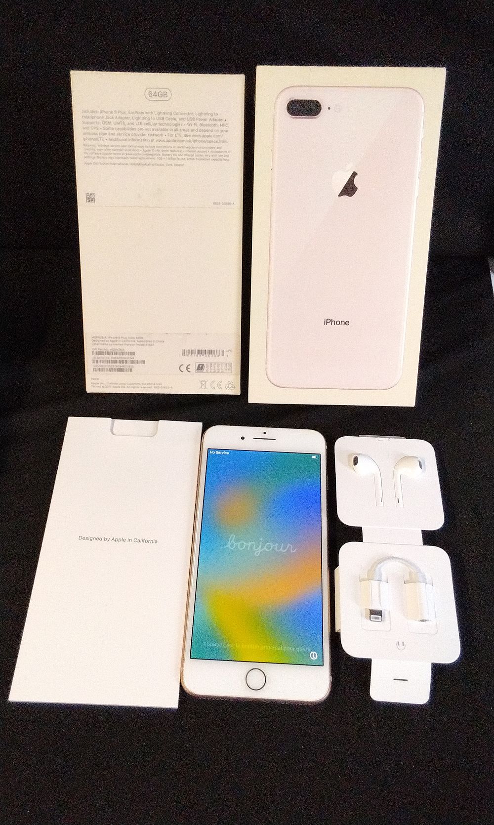 Lot 385: Boxed Iphone 8 Plus, 64GB, Pink,