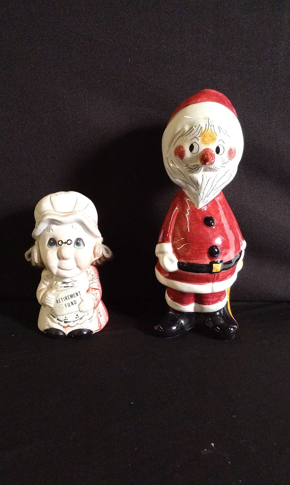 Lot 387: Two Vintage Porcelain Money banks