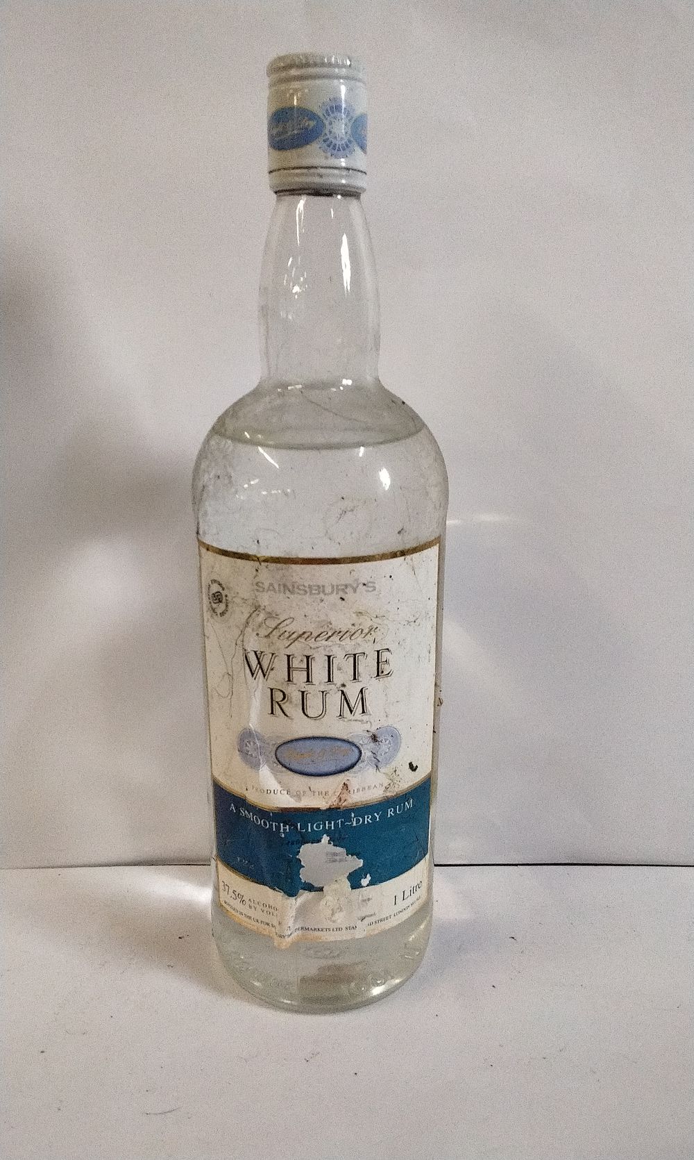 Lot 742: Open Bottle of Superior White Rum