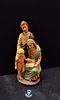 Religious figure of of a Young Jesus with his Parents. Measures Approx 22x10x7cm Marked E. T. on Image - 2