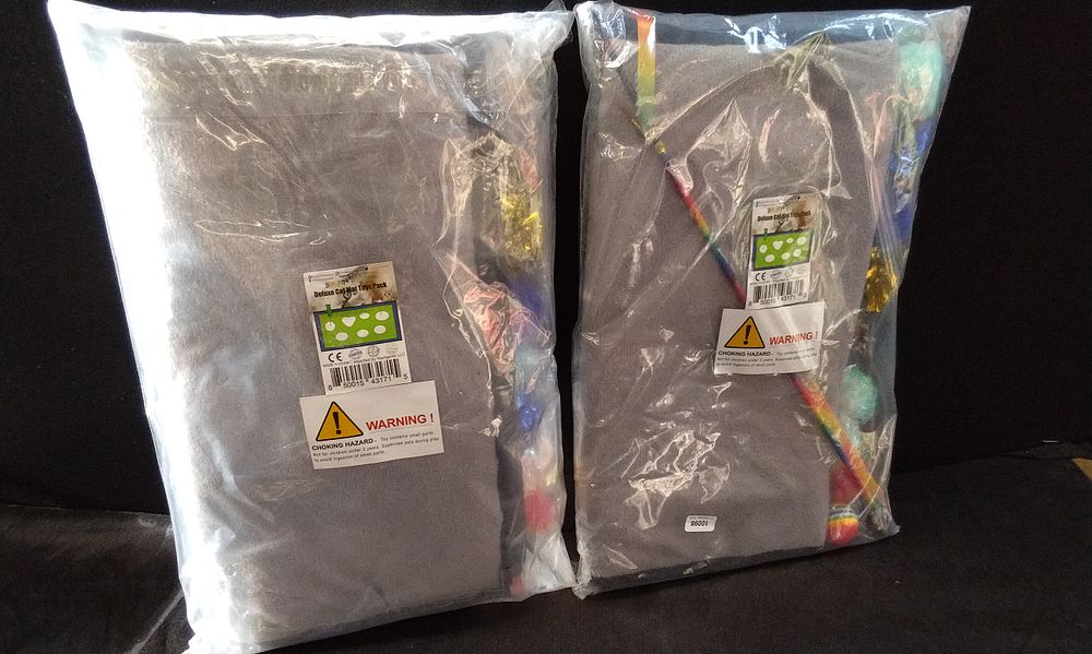 Lot 201: Two Brand New Sealed Delux Cat Mat Toys Pack