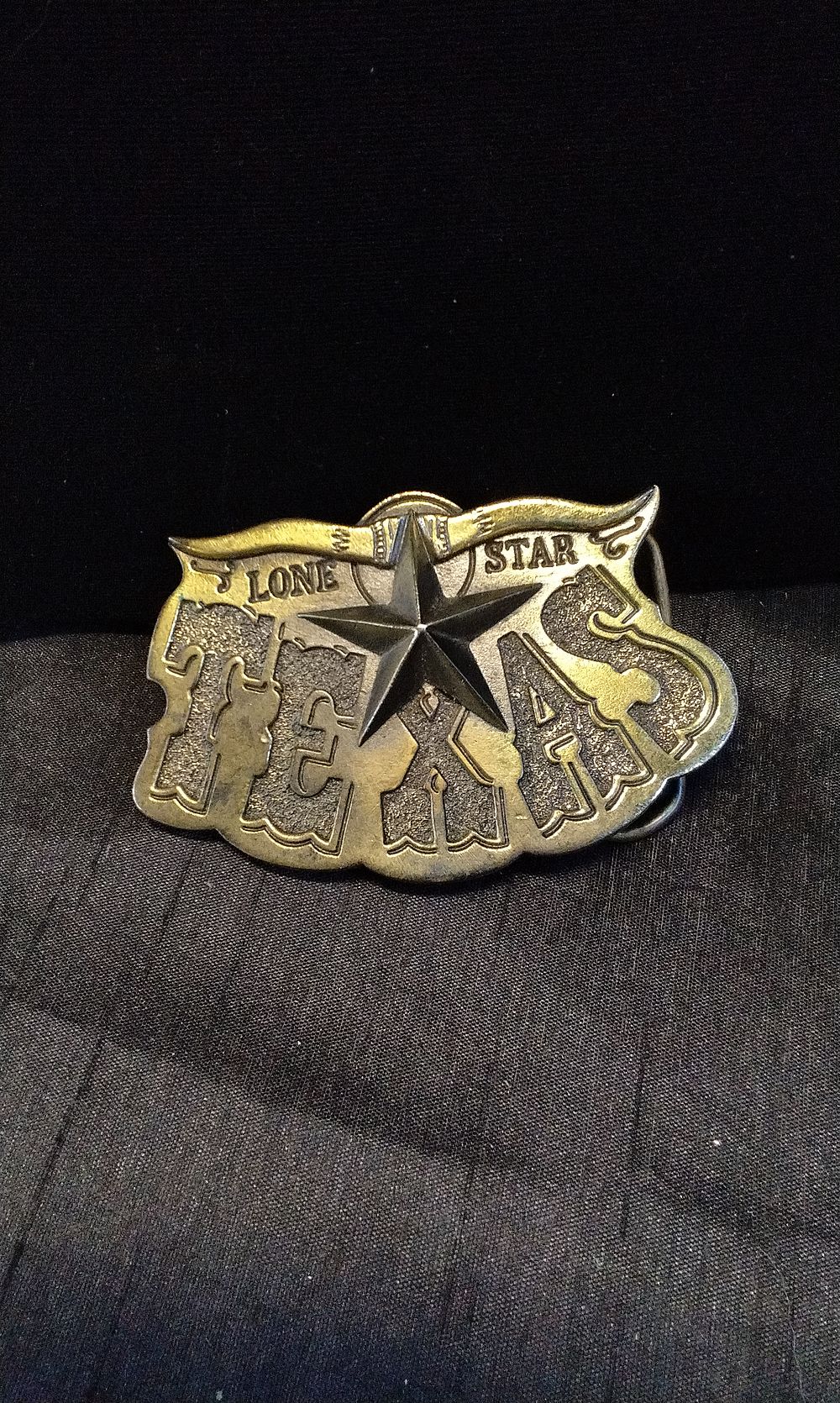 Lot 207: Cast Metal Lone Star Texas Belt Buckle