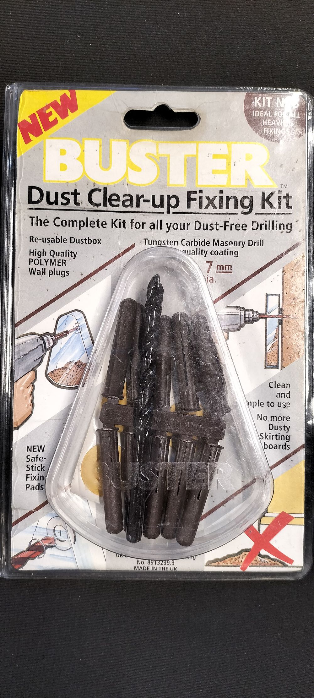 Lot 153: 5 x Dust Clear-up Fixing Kit for Dust Free Drilling
