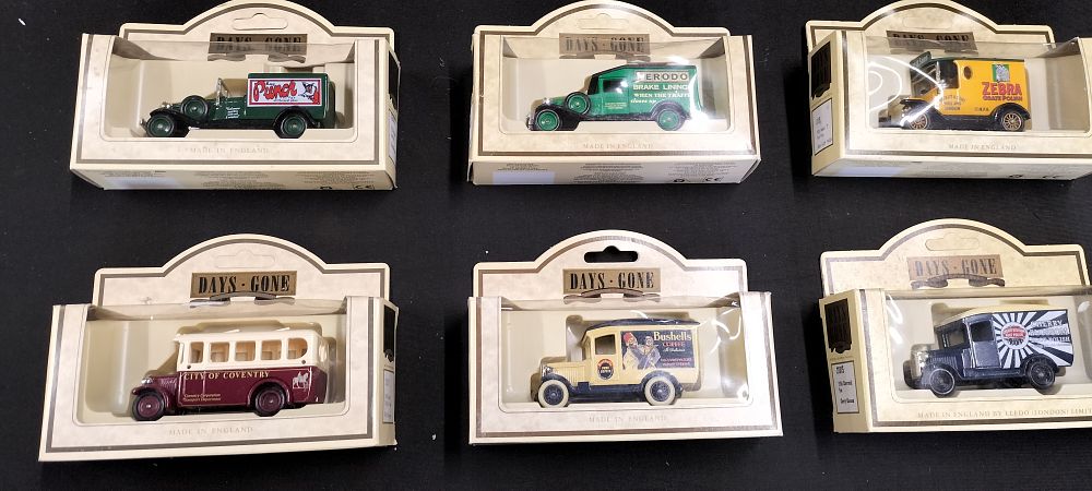 Lot 156: Six Lledo Days Gone Models in Boxes