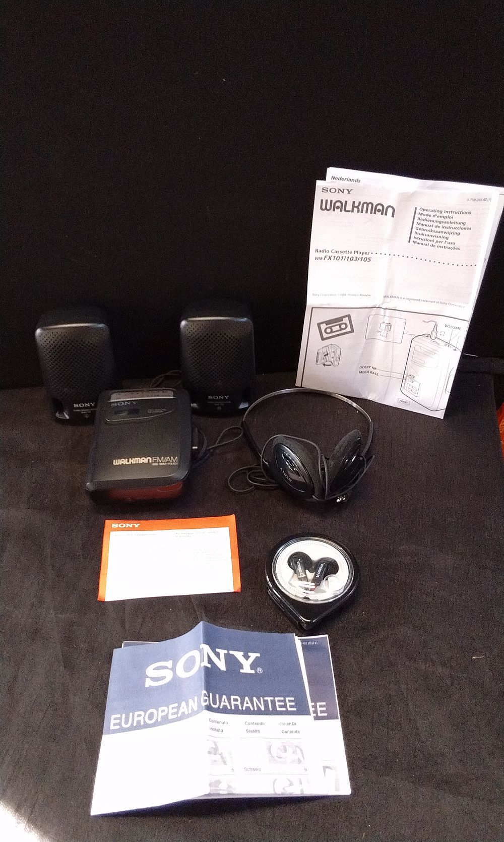 Lot 248: Sony Walkman AVLS WM-FX101
