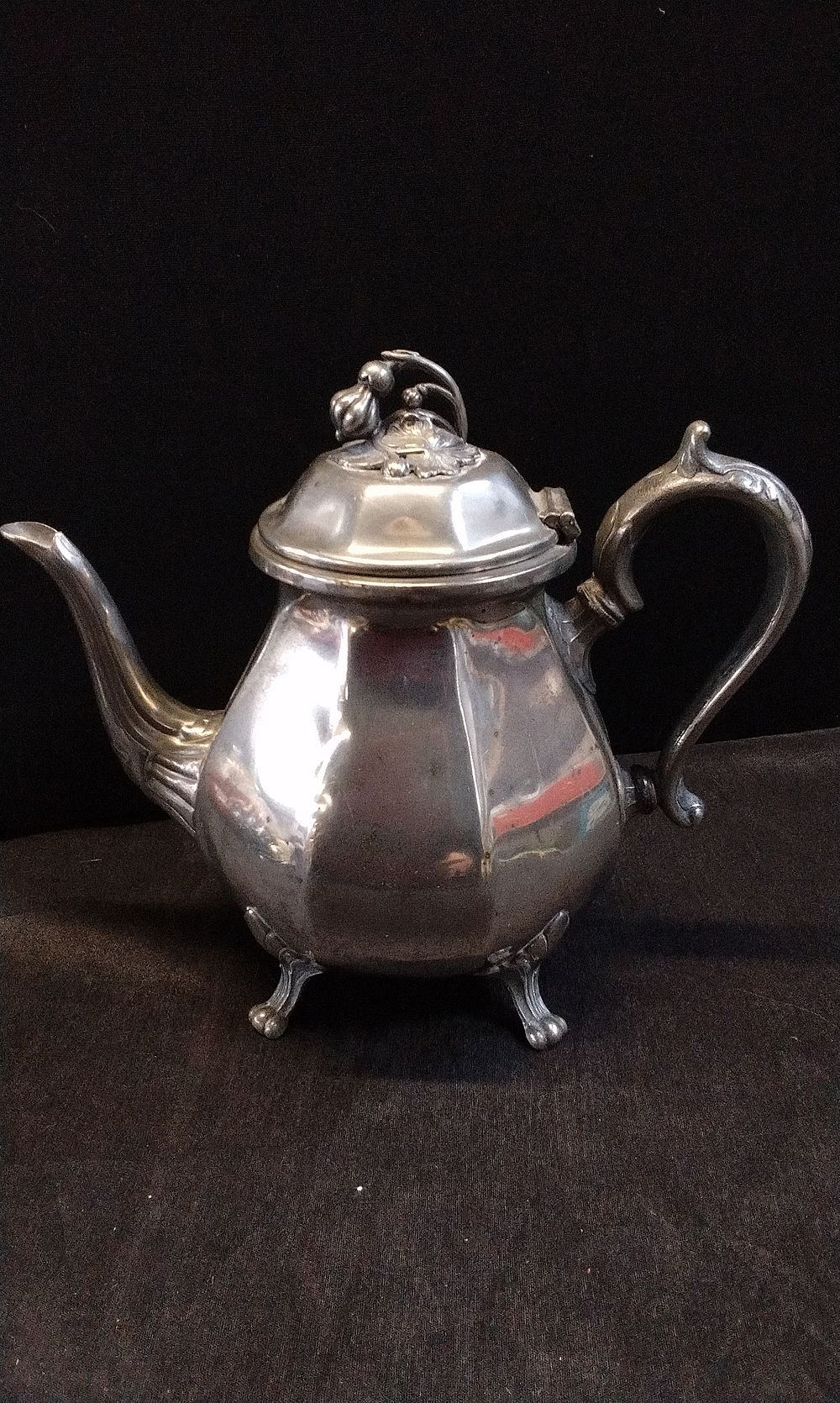 Lot 264: Silver Plated Teapot