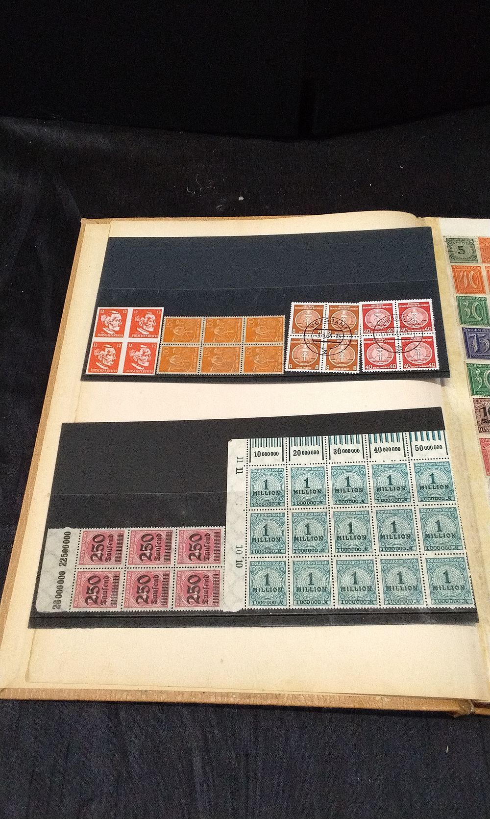 Lot 292: Stamp Book Containing German Deutsches Reich Stamps