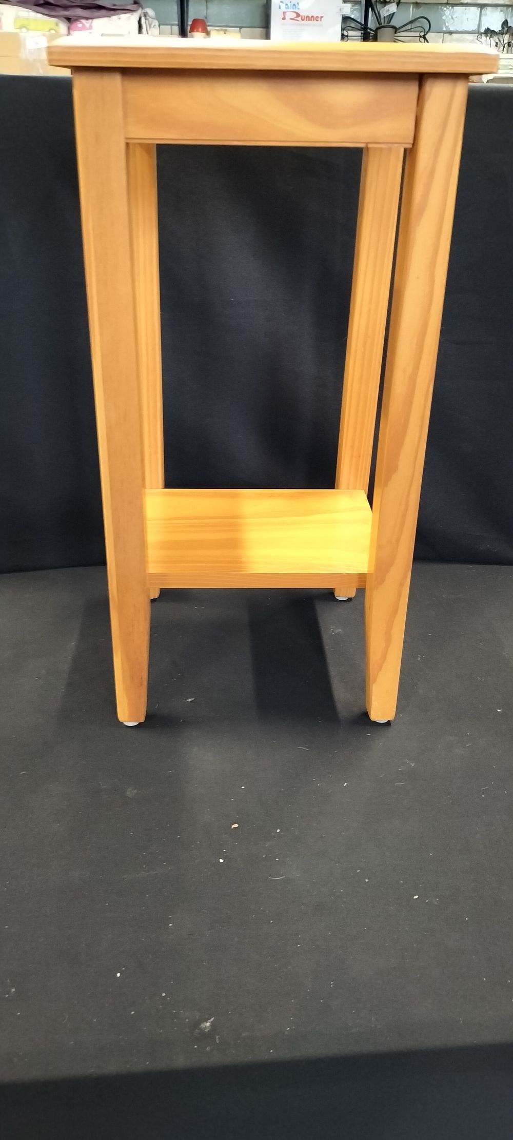 Lot 323: A Pine Plant Stand or Small Side Table