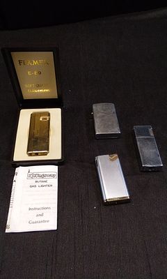 4x Mixed Gas and Petrol Lighters