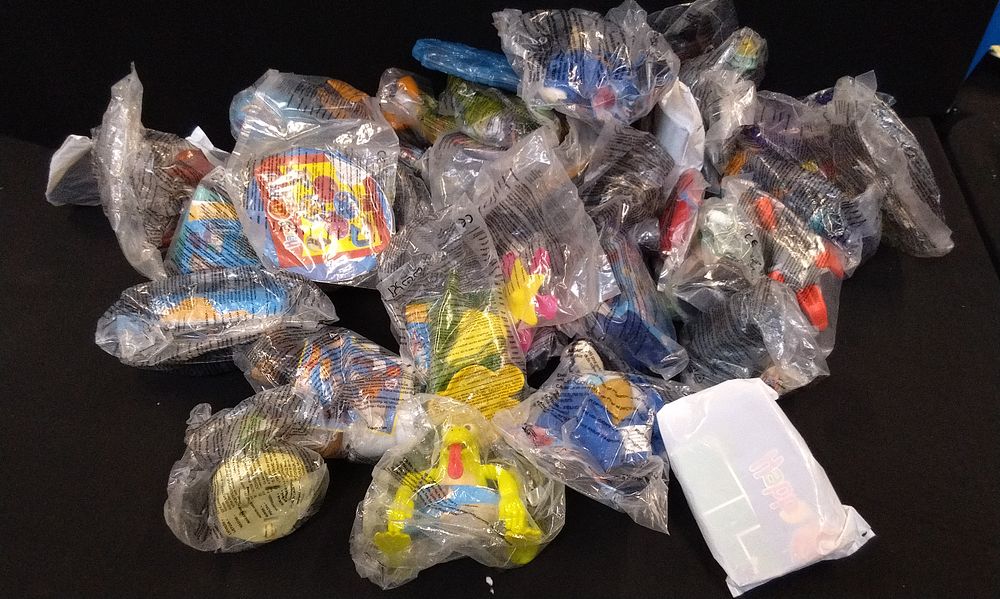 Lot 499: 47x sealed McDonald's Hapoy Meal Toys