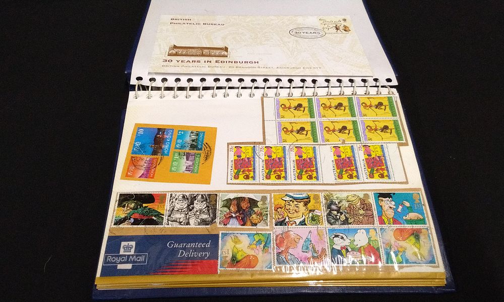 Lot 643: Stamp Book Containing Various First Day Cover Stamps
