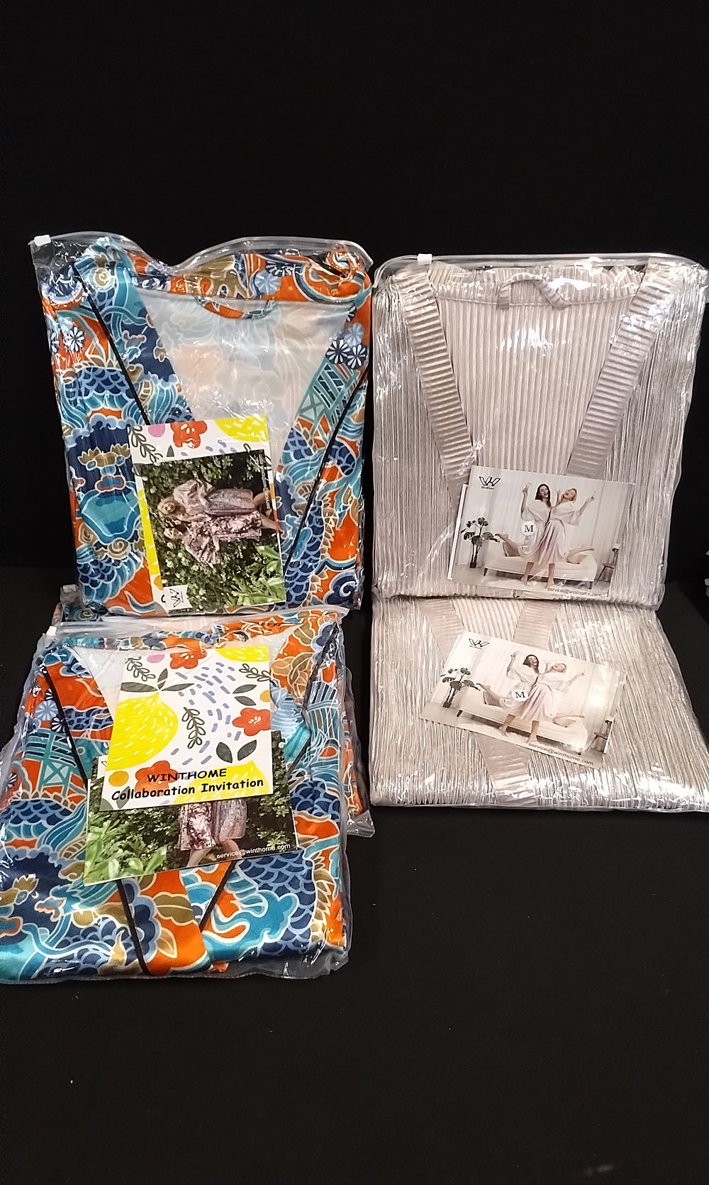 Lot 647: 5x Shimmer Lightweight Dressing Gowns