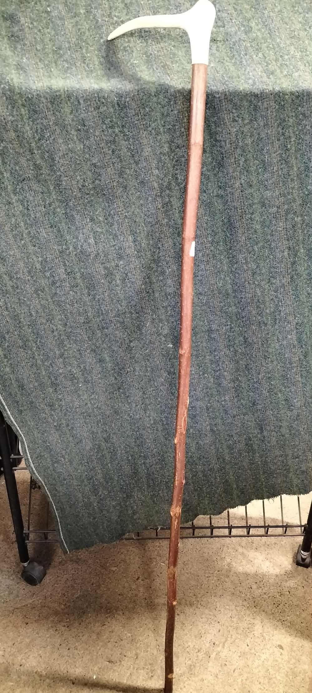 Lot 364: A Thumbs tick Walking Stick with a Horn or Antler Jandle