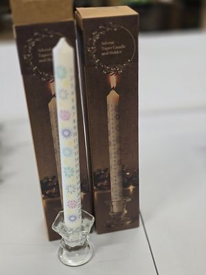 Lakeland advent taper candle and holder