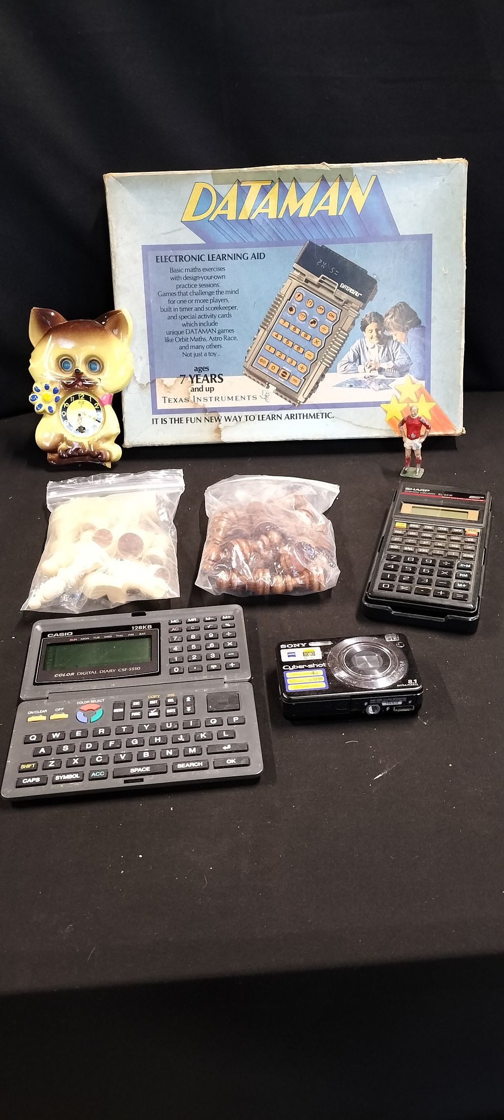 Lot 371: Various Items Including a Sharp Scientific Calculator, a...