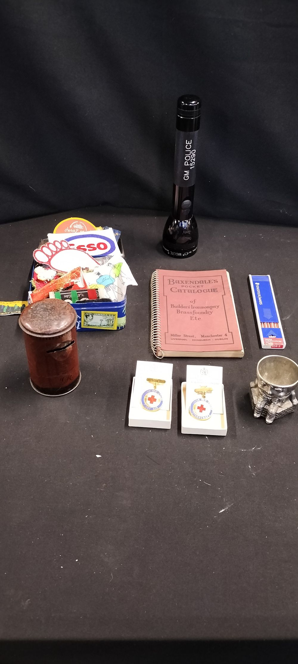Lot 372: Mixed Items Including a GM Police Mag-lite, a...