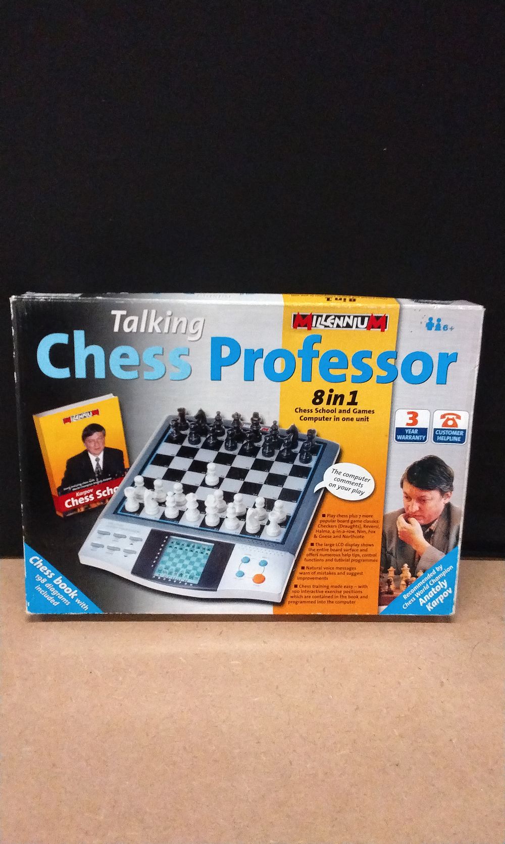 Lot 211: Boxed Talking Chess Professor