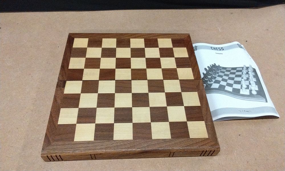 Lot 213: Chess Board and Pieces