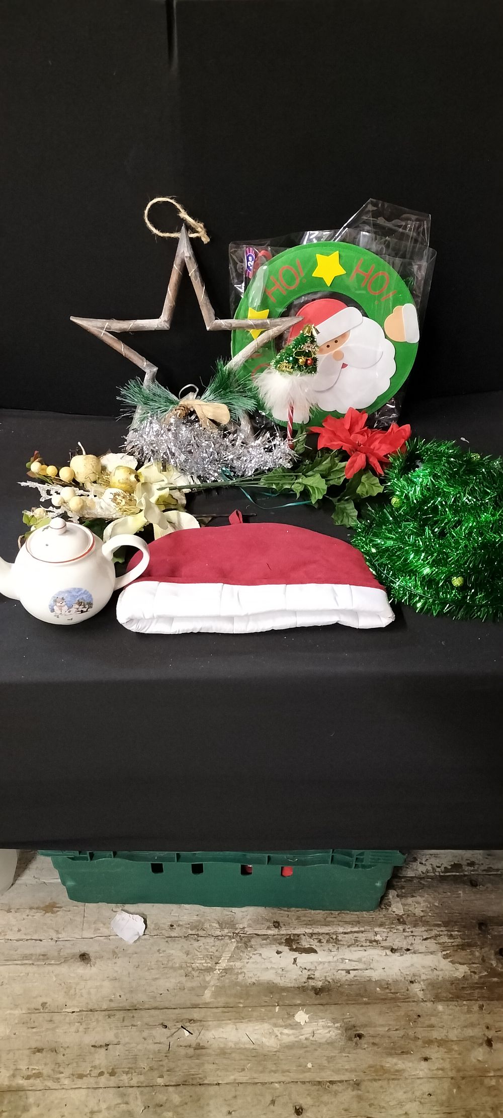 Lot 167: A Collection of Christmas Themed Items Including Two...