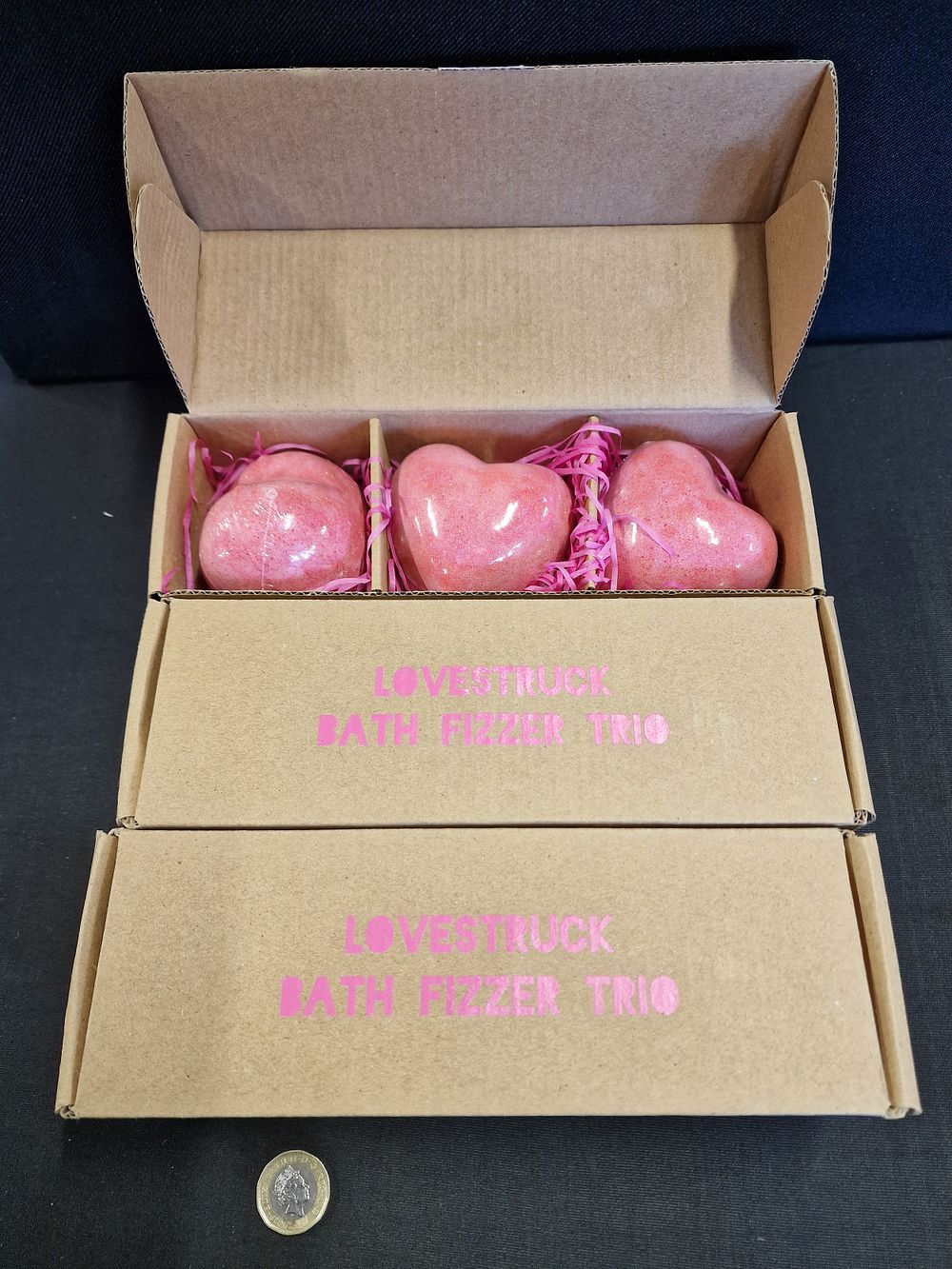 Lot 174: 3 Packs of 3 Marks and Spencer Lovestruck Bath Fizzers