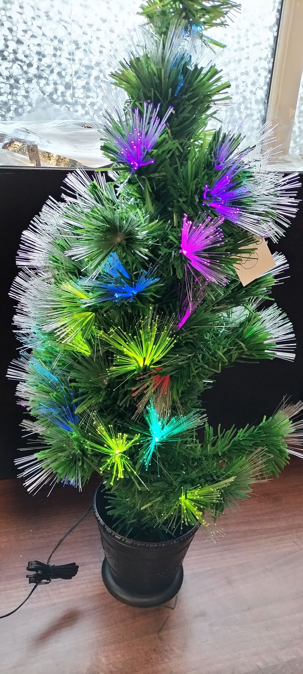 Lot 178: An Artificial Fibre Optic Christmas Tree in a...