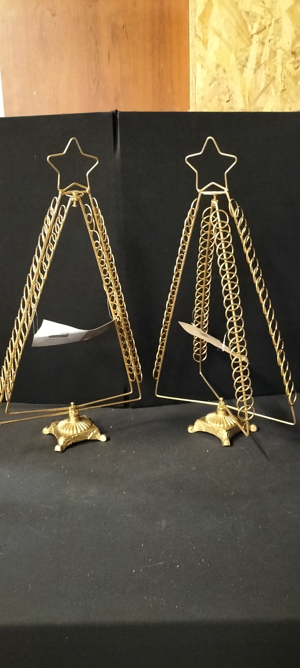 Lot 182: A Pair of Accents Christmas Card Holder, Approx...