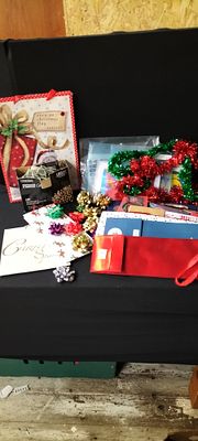 A Collection of Christmas Bags and other Empty Bags for putting Presents in, plus 180 Set of 
