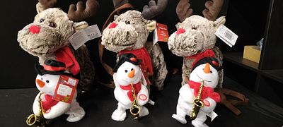 Three Walking Reindeer and Three Sax Playing Snowmen Untested