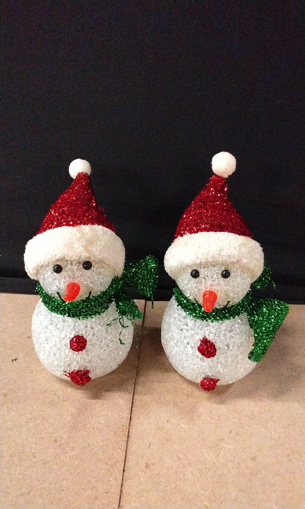 Lot 577: Two Light Up Snowmen