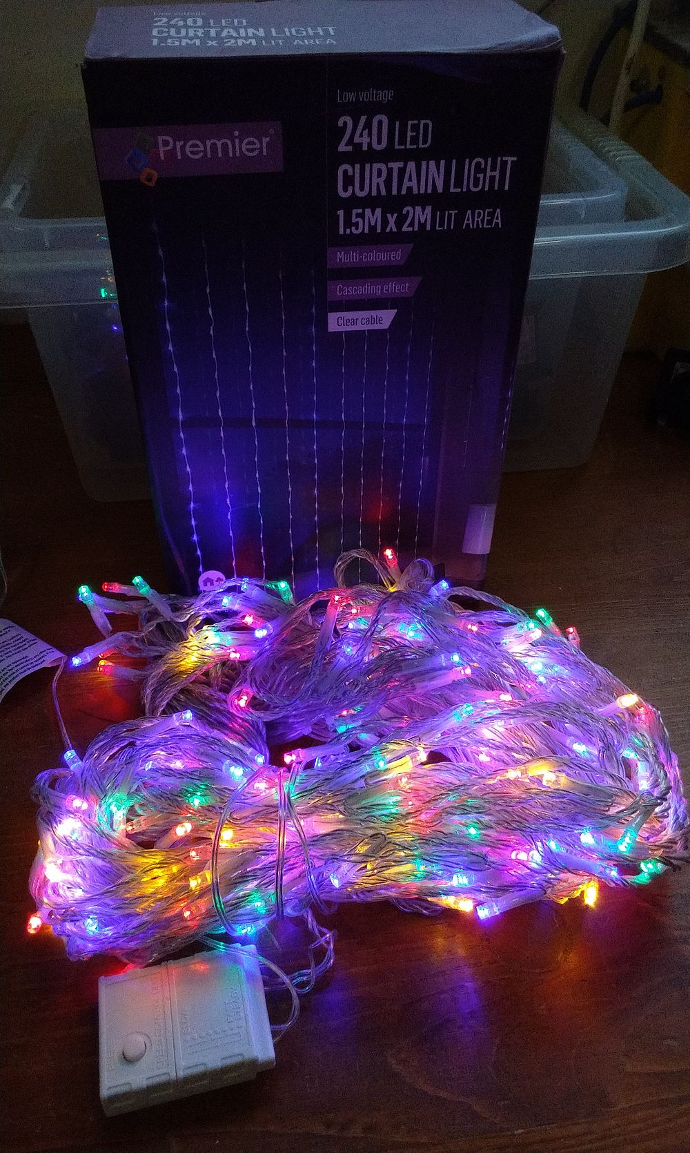 Lot 625: Premier Low Voltage, 240 LED Curtain Light