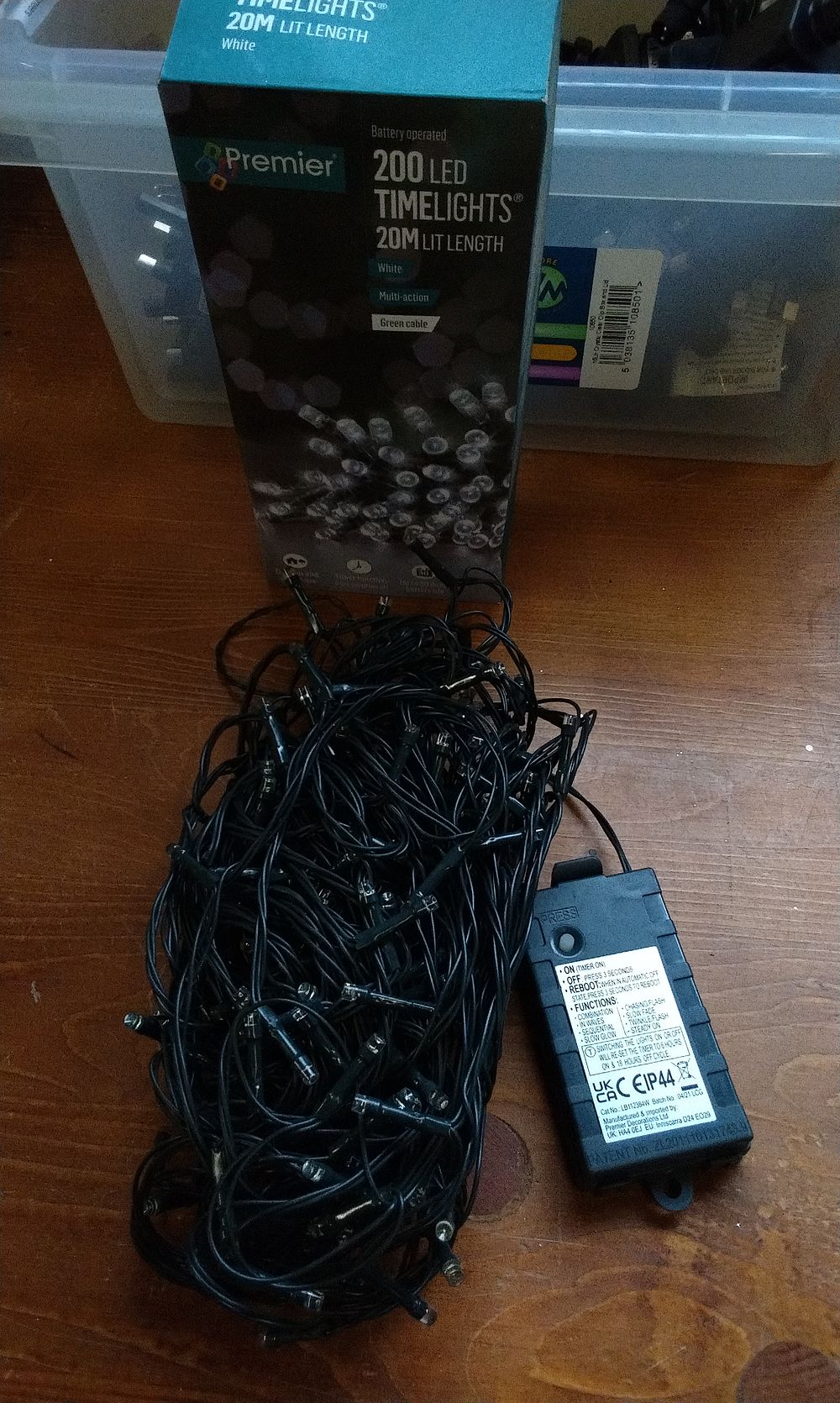 Lot 648: Premier Battery Operated 200 LED,