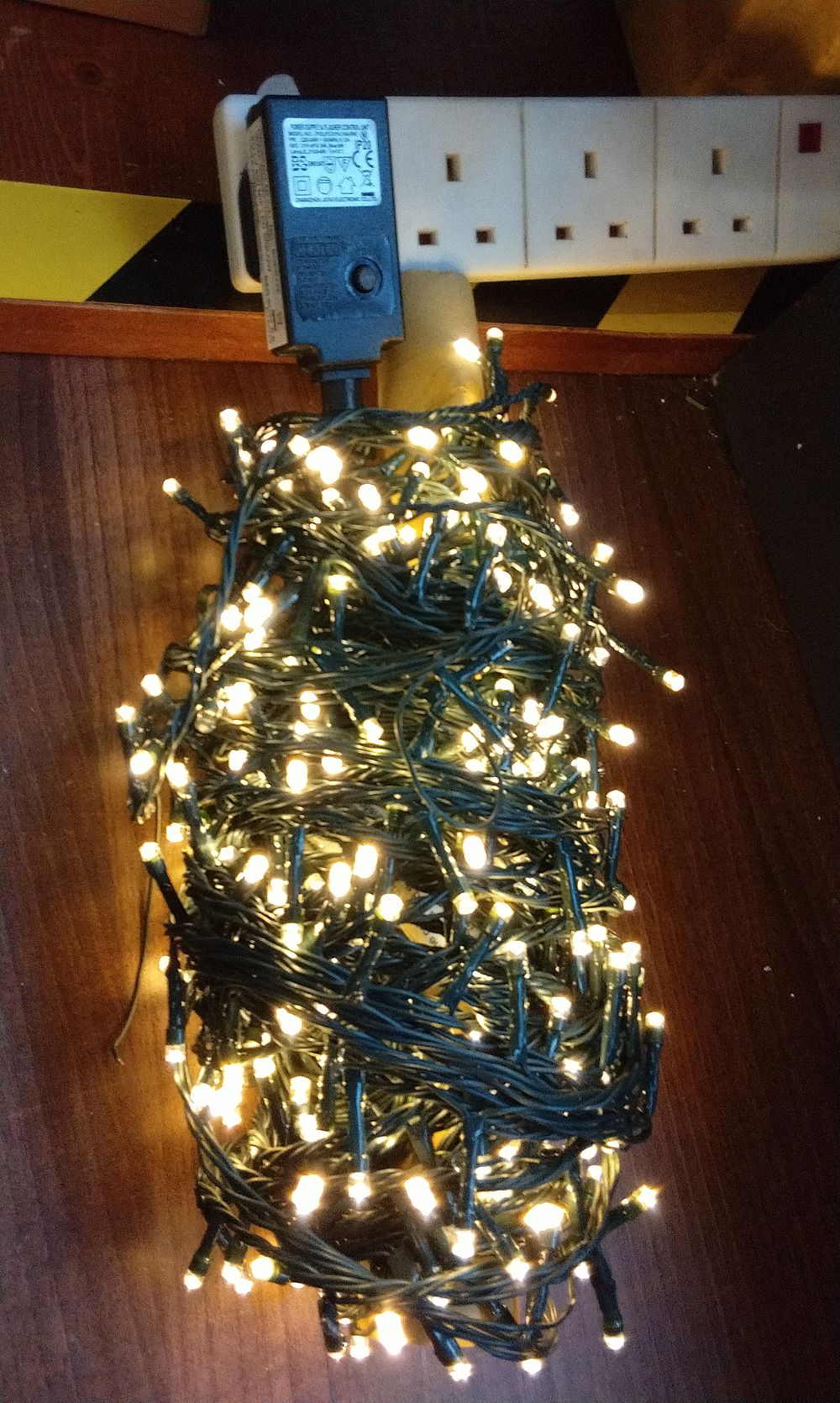 Lot 702: Christmas Multi Function Warm White LED Lights