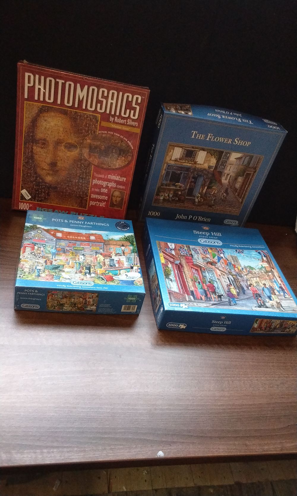Lot 722: 4x Mixed 1000 Piece Jigsaw Puzzles