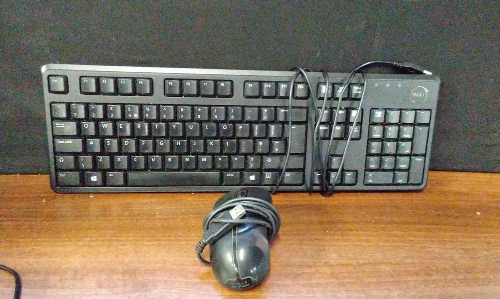 Lot 740: Dell Wired Keyboard and Mouse